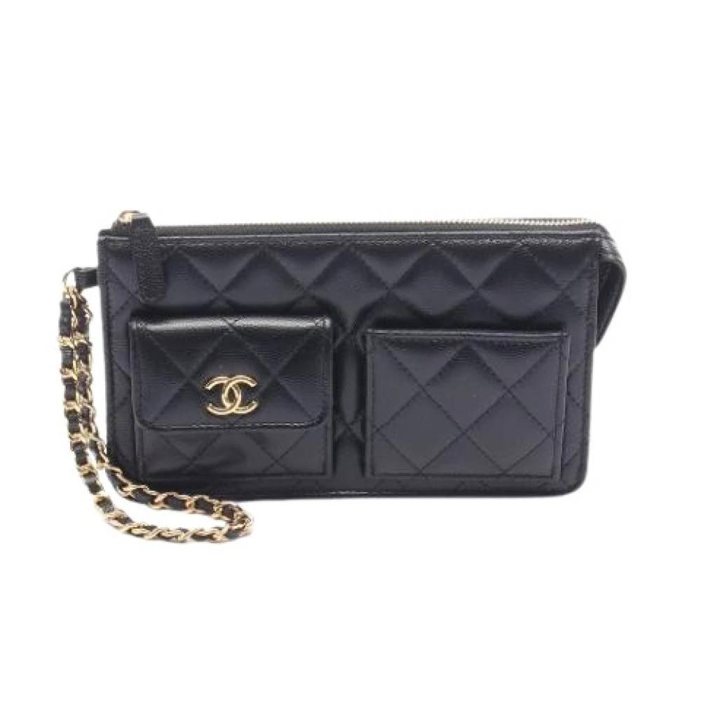 Chanel Vintage Pre-owned Clutch Taske - Vintage - Dame - Sort - ONE SIZE -