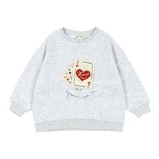 Konges Sløjd x Rosie H-V Sweatshirt - Jack - Light Grey Melange - Konges Sløjd - 5-6 år (110-116) - Sweatshirt