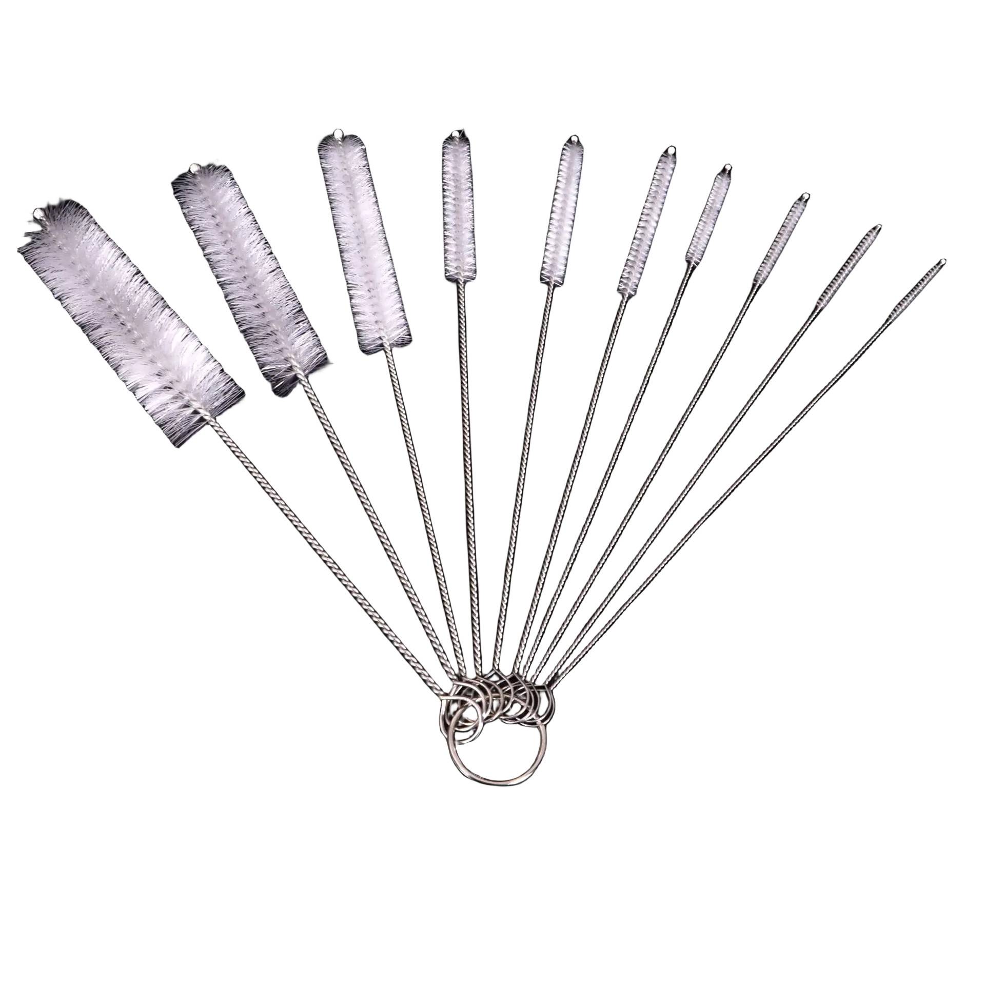 INF 10-pack Multipurpose Effektiva rengöringsborstar set - Vit