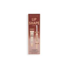 Revolution - Lip Shape Lip Kit - Brun Nude