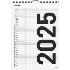 Mayland Familiekalender Black and white 3 kol. 2025 nr. 25066520