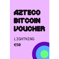 Azteco Bitcoin Lightning Voucher €50 EUR Gift Card - Digital Code