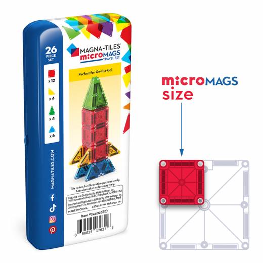 Magna-Tiles - MicroMags - Delar