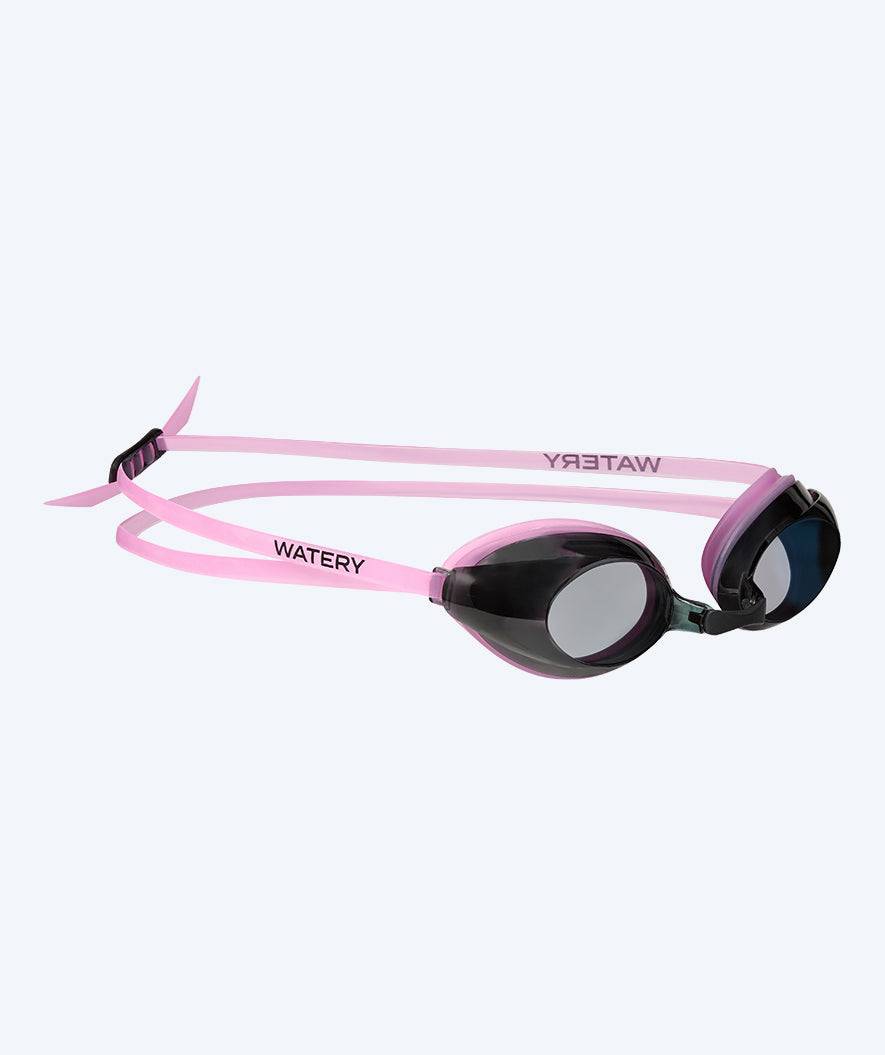 Watery nærsynede svømmebriller med styrke til voksne - (-1.5) – (-8.0) - Catch - Pink (Smoke linse)