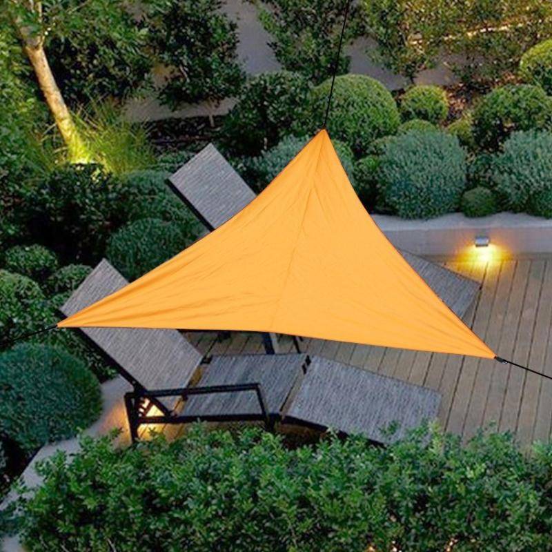 3x3x3m 4x4x4m Solsegel Triangel UV-skydd Tak för Uteplats Poolkant Trädgård Vattentätt och Andningsbart Utomhusskärmstång Festdekoration Tält