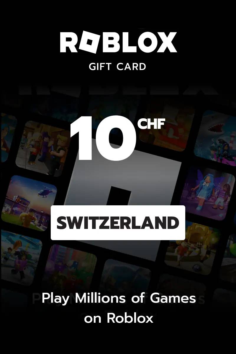 Roblox 10 CHF Gift Card (CH) - Digital Code