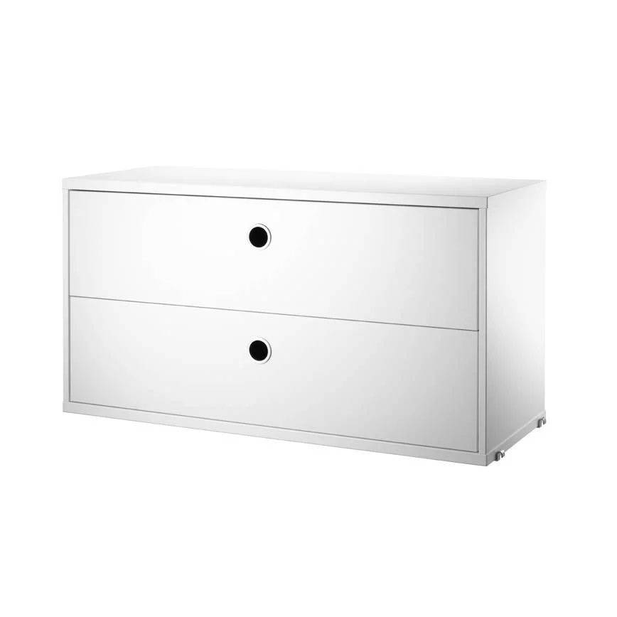 STRING SKUFFE LH7830-12-1 HVID / 78X30X42 CM