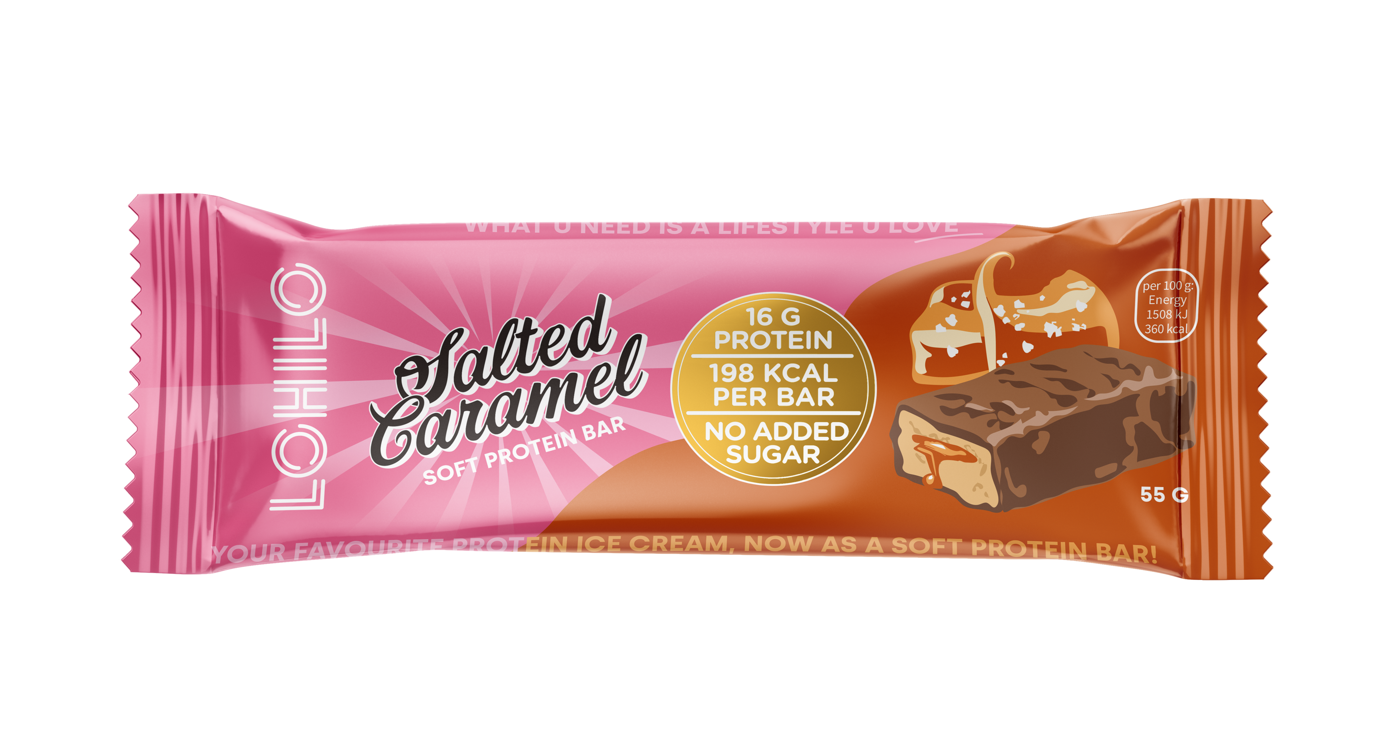 Lohilo Protein Bar - Salted Caramel (55g)