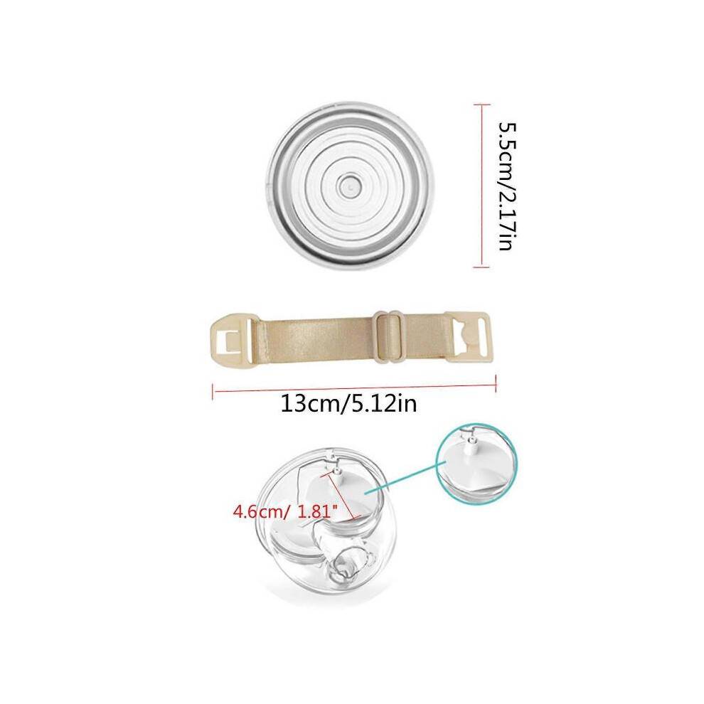 (Silicone diaphragm) Electric Wearable Breast Pump Accessories Bra Adjustment Buckle BPA Free Silicone Diaphragm Suction Bowl Seal Cover Part