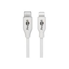 USB-C till Lightning-kabel - MFi Apple godkänd - Vit - 0,5