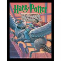 Harry Potter och fången från Azkaban Bokomslag inramad affisch 40cm x svart