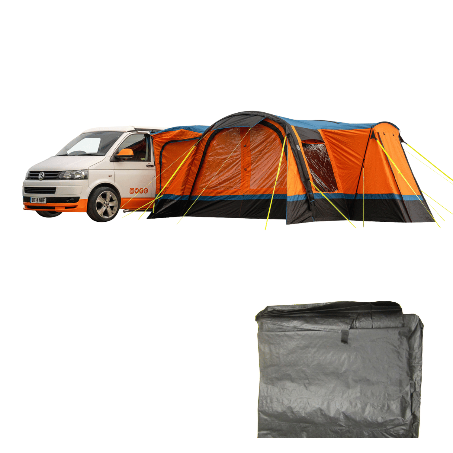 Cocoon Breeze® v2 Campervan Awning - Orange