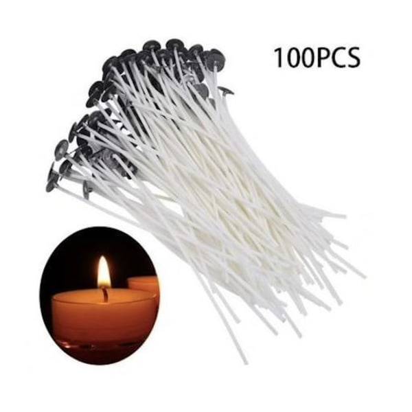 100st Candle Sustainers - Ljusveke - Candle wicks - Vaxade vekar