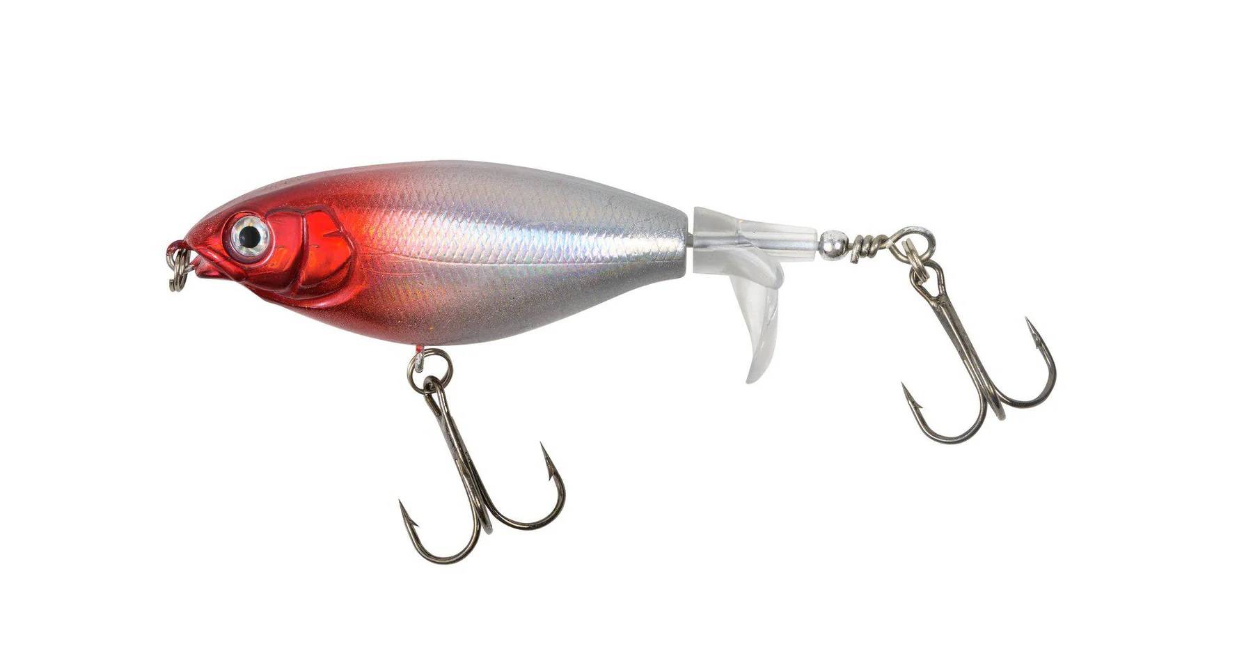 Wobbler Conrad Topwater Splasher 8cm - röd/silver