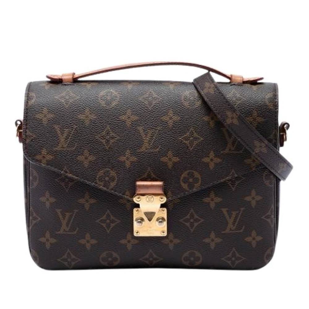 Louis Vuitton Vintage Pre-owned Pochette Metis - Vintage - Dame - Brun - ONE SIZE - Uld