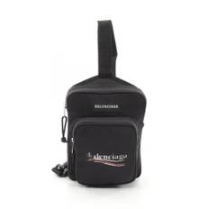 Balenciaga Vintage, Pre-owned, Herre, Sort, ONE SIZE, Nylon, Pre-owned Canvas balenciaga-tasker