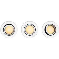 Milliskin hue recessed r. white 3x5w