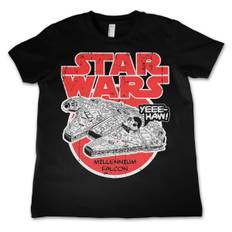 Star Wars Millennium Falcon Børne T-Shirt - 3/4 år