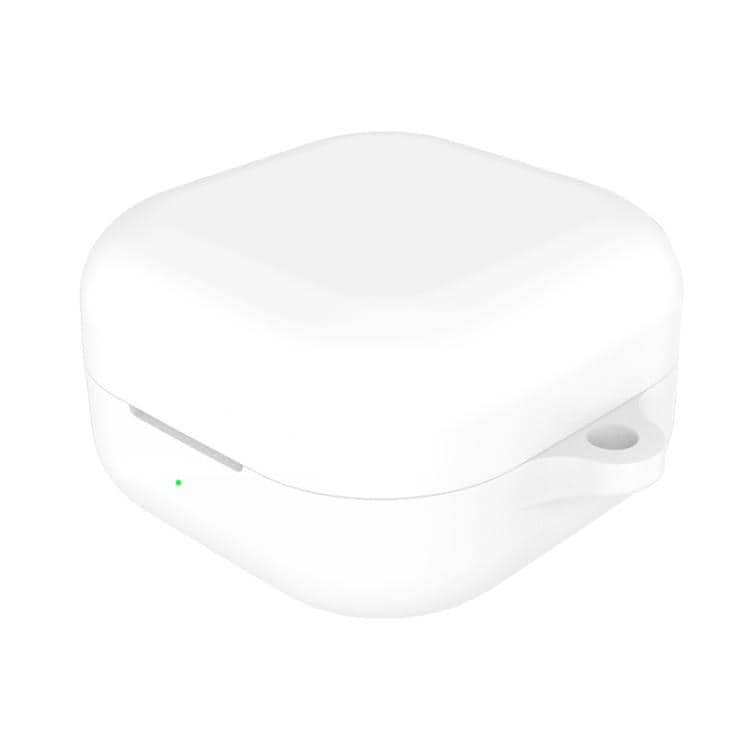 Samsung Galaxy Buds4 / Buds4 Pro silikonfodral / vitt skyddsfodral / fodral till laddningsetui