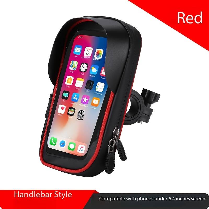 Touchscreen Phone Mount, Motorcycle And Bicycle Navigation Holder, Universal For Electric Scooters, Mountain And Road Bikes, Anti-shake Stable Car Phone Holder
