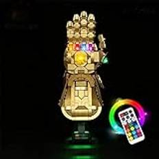 GC Light Kit för Lego Infinity Gauntlet 76191 (Lego-set ingår inte) (fjärrkontroll)