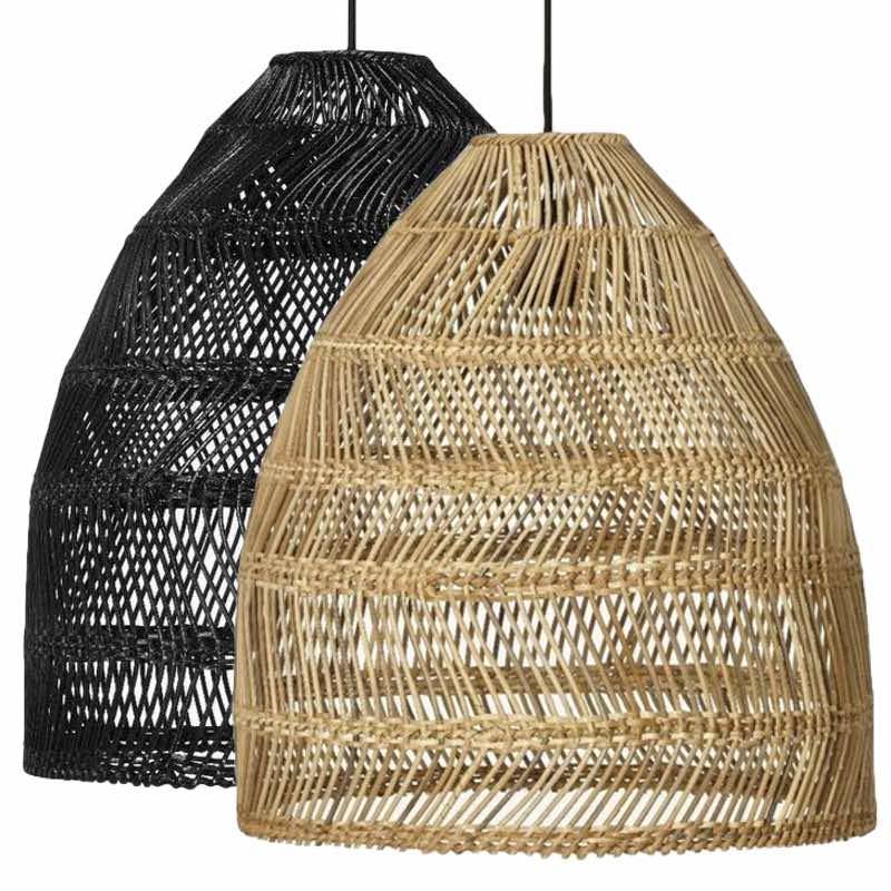 Pendel i snoet rattan Maja 45 cm - natur