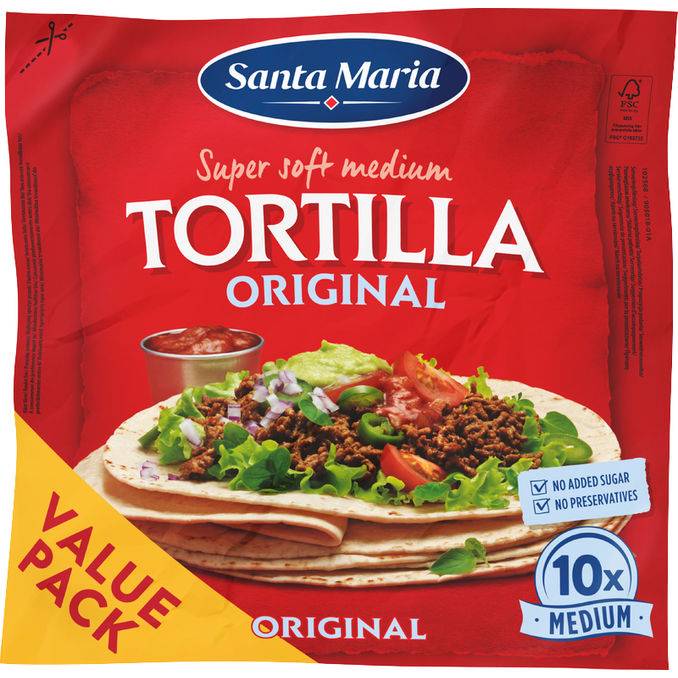 Santa Maria Tortillas 10-pak