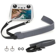 Mini 3 Pro RC snor, justerbar hængende nakkerem med klips til DJI Mini 3 Pro, PU læderrem skulderrem