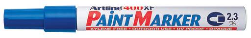 12 st Artline paintmarker 400XF, rund spets, blå