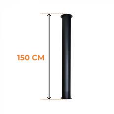 Toronto Rör 150 cm – Totallängd 190cm | Etanolkamin-shop.se