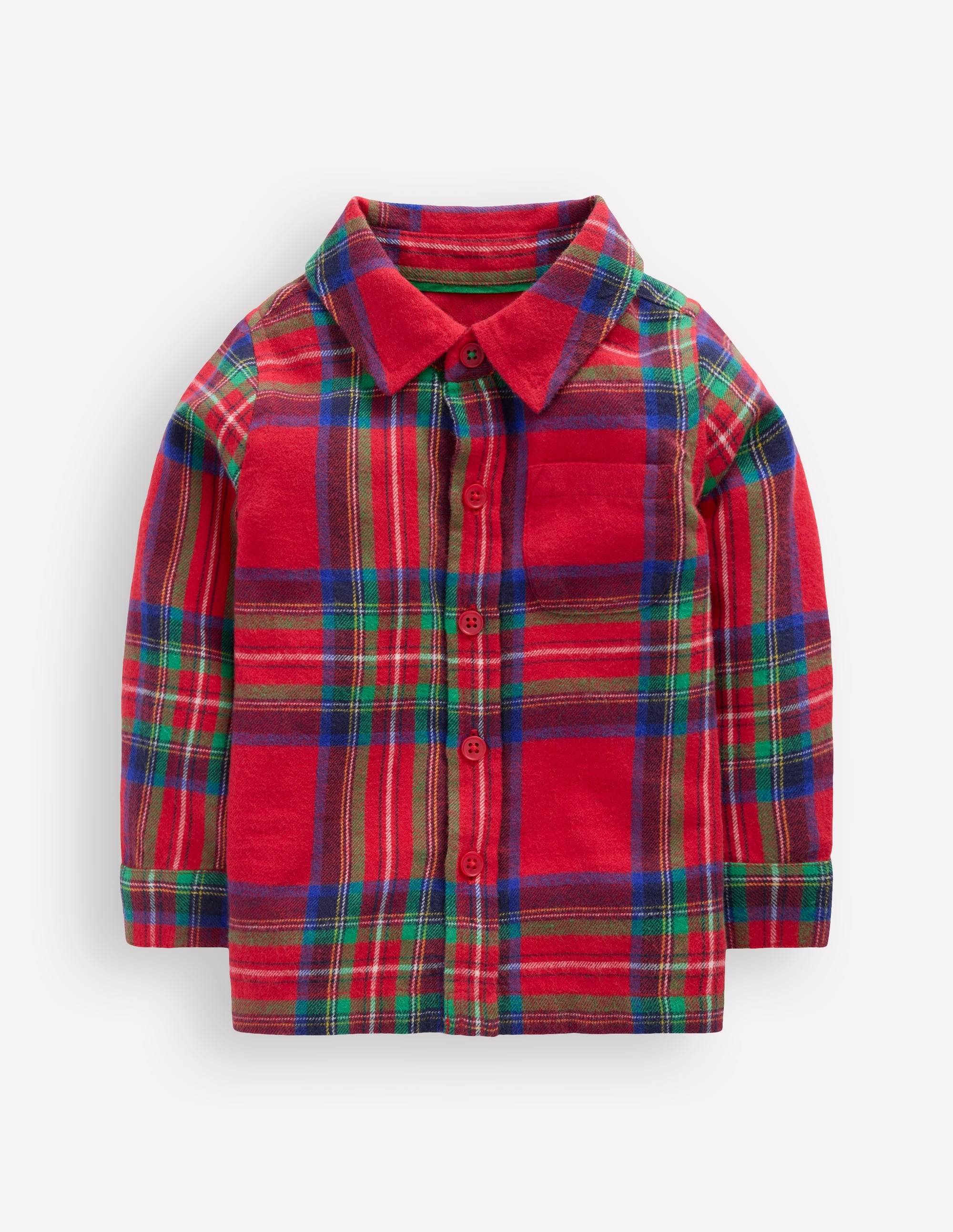Boden Baby Boys Shirt in Red | Size 3-6 Months