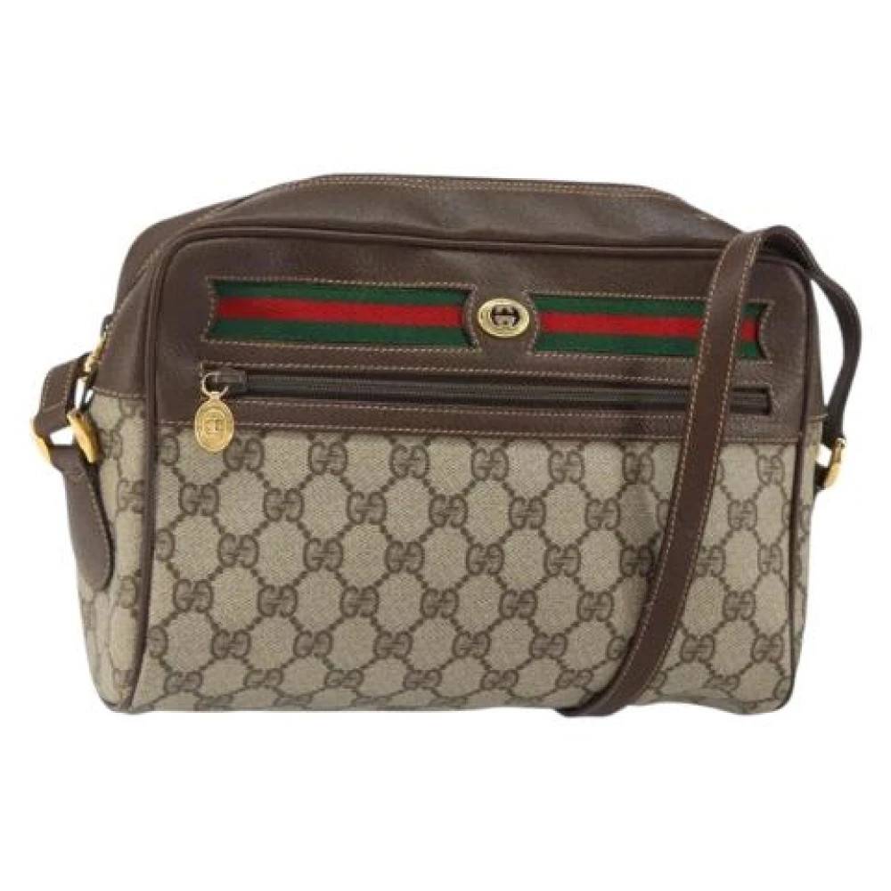 Gucci Vintage Pre-owned Vintage Plastic Cross Body Taske - Vintage - Dame - Beige - ONE SIZE - Tyl