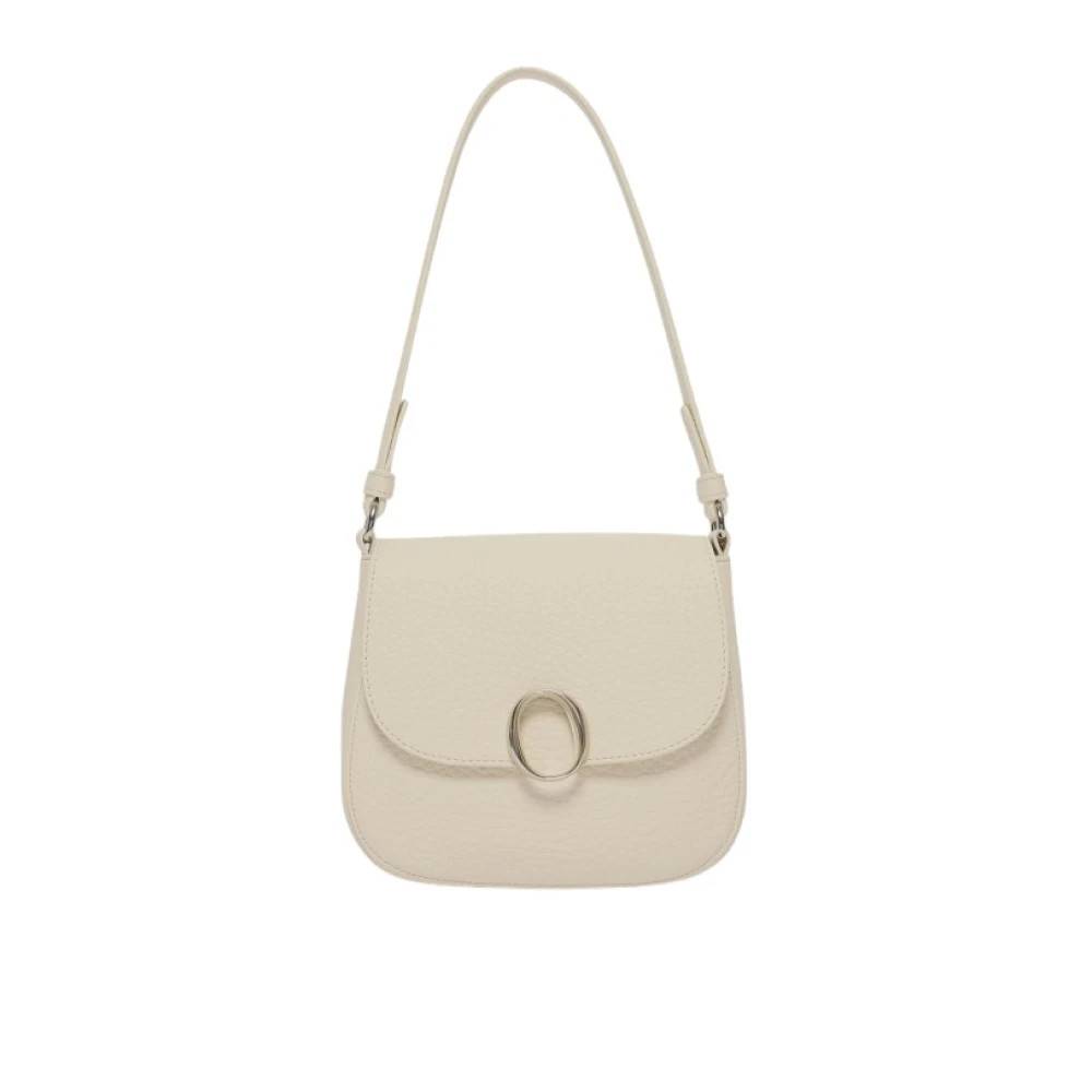 Orciani Kate Mini Soft Shoulder Bag - Tasker - Dame - Hvid - ONE SIZE - Uld