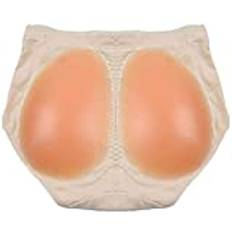 Women Butt Lifter Underwear Body Shaper Silicone Padded Fake Buttock Shapewear Hip Enhancer Panty (Color : Skin, Size : S)