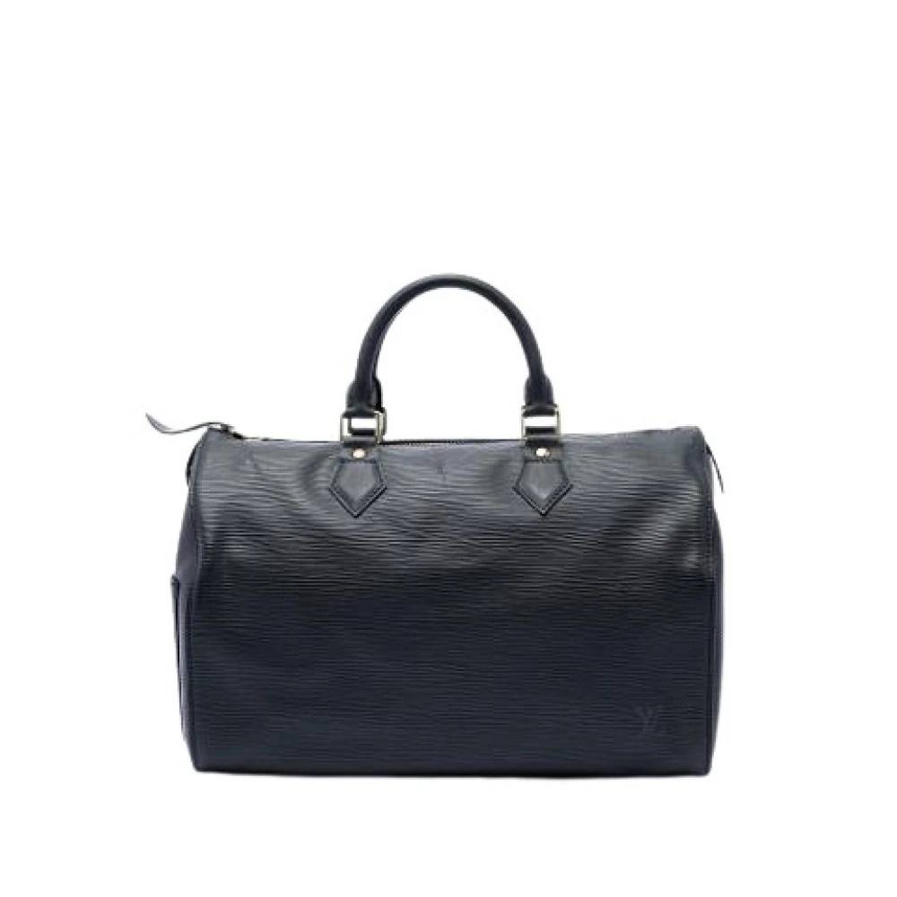 Louis Vuitton Vintage Pre-owned Speedy 35 - Vintage - Dame - Sort - ONE SIZE - Uld