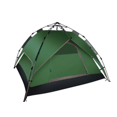 Camping telt - Snap pop-up telt – 3-4 personer, automatisk opsætning, 230x200x140 cm, grøn