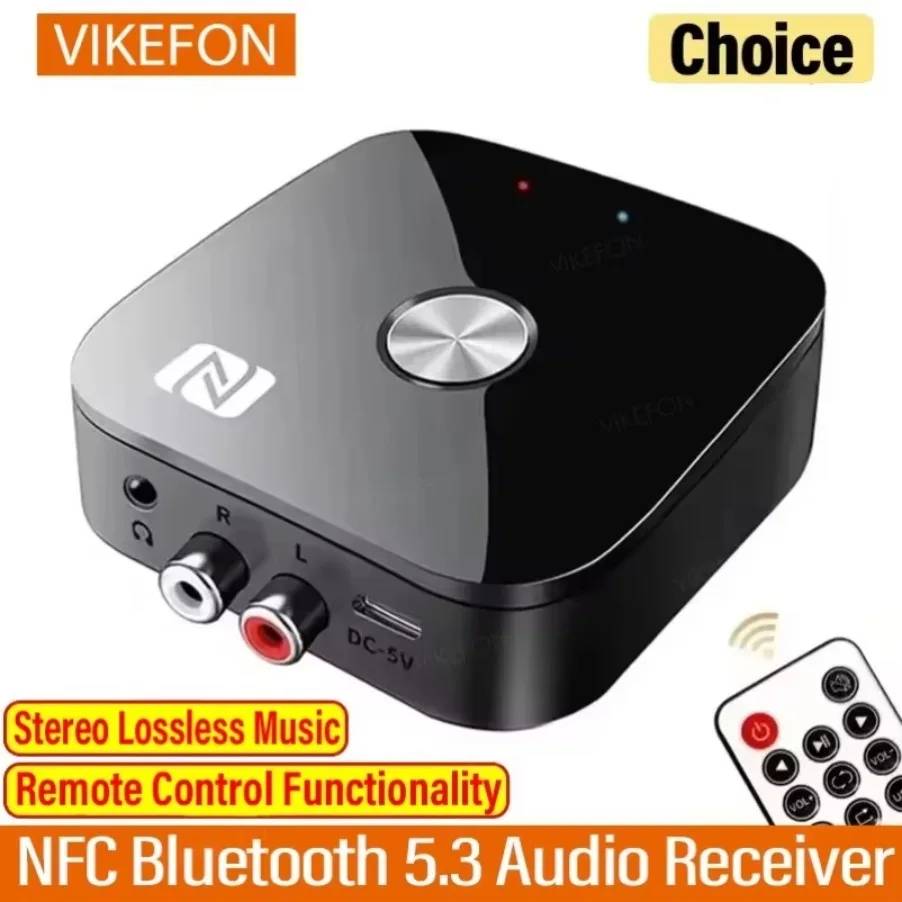 Bluetooth RCA Receiver 5.1 aptX HD 3.5mm Jack Aux Wireless Adapter Music for TV Car 2RCA Bluetooth Audio Receiver aptX