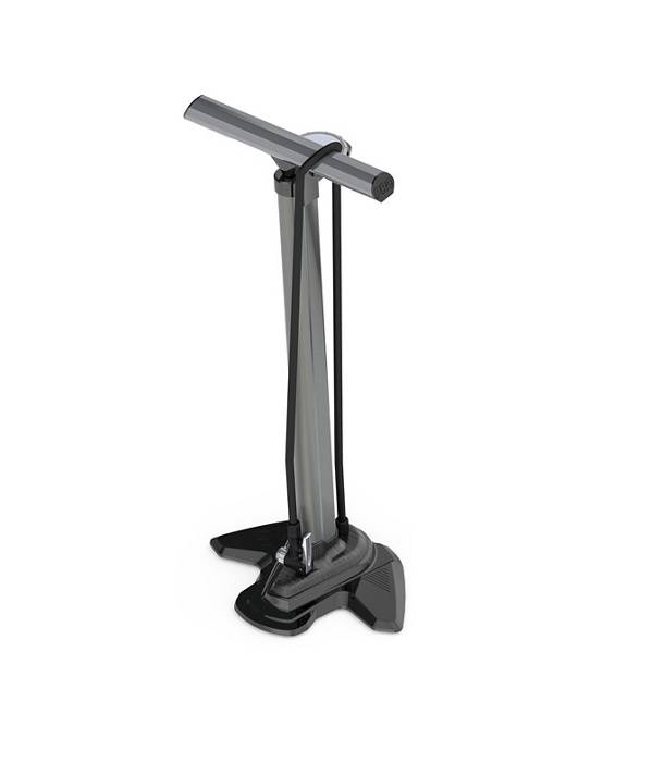 Golvpump Pro Team Tubeless med kompressor max 18 bar / 260PSI Aluminium, Med Mätare