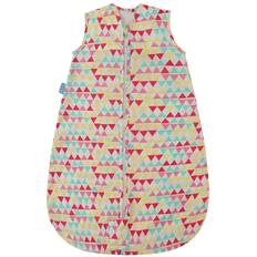 Grobag Baby Sleeping Bag Size 6-18 Months - 2.5 Tog Rouge Zig Zag Design 100% Cotton Nursery Sleep Sack