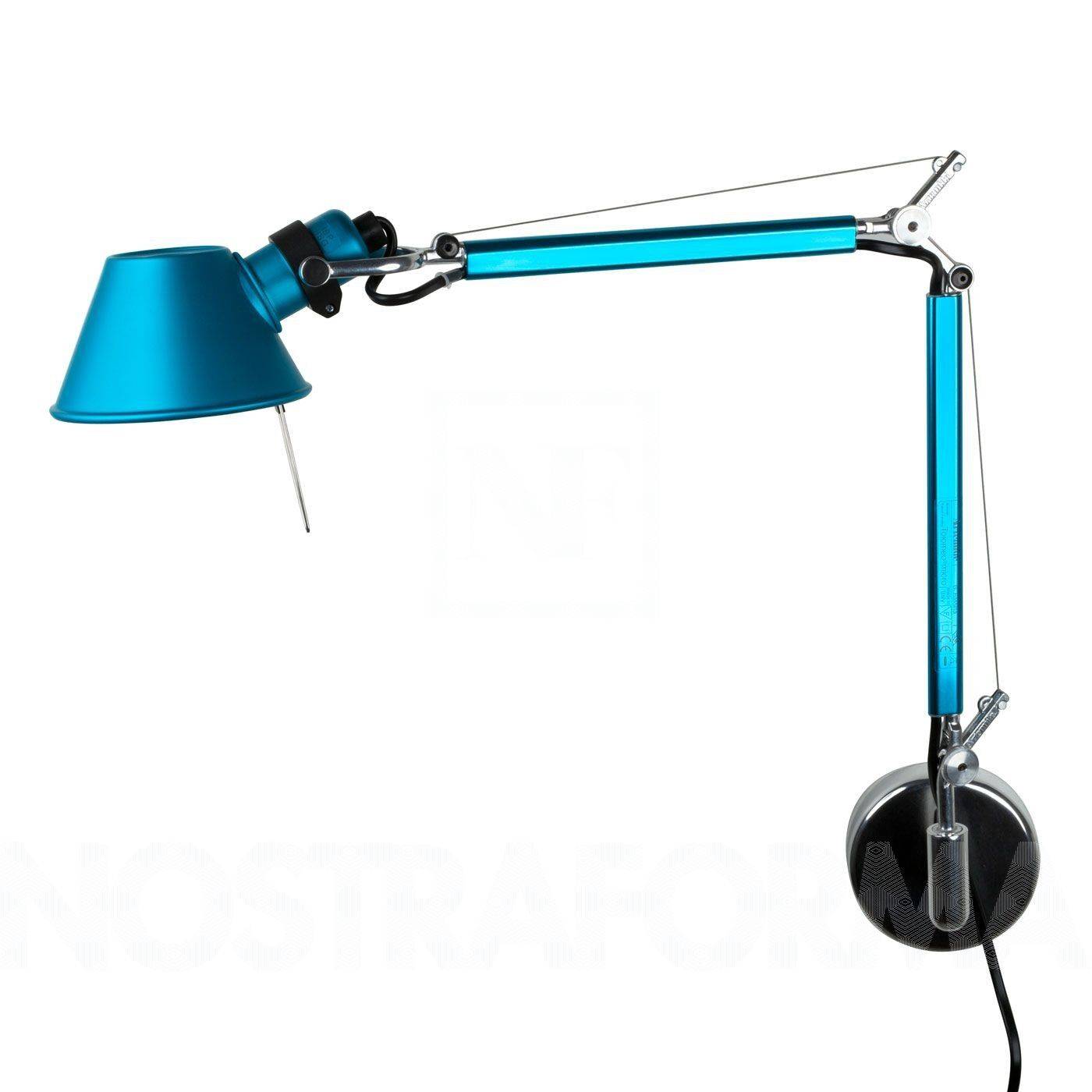 Tolomeo Micro Væglampe Blå.