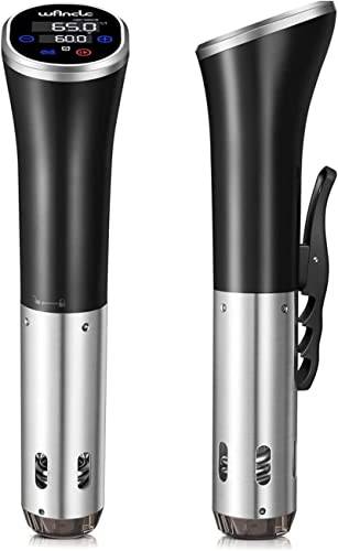 Sous Vide, Wancle Sous Vide Garer Stick 1 100 W IPX7 vattentät precisionskokkärl Immersion cirkulator med reserveringsfunktion, lätt att lagra
