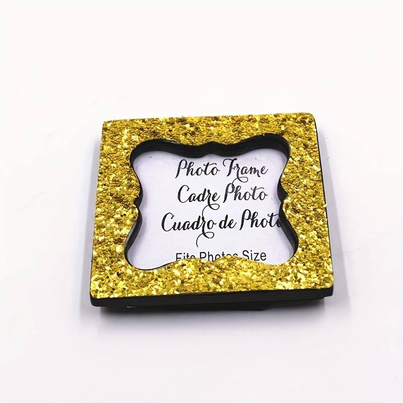 1PC Golden Resin Photo Frame Vintage Practical Photo Clip Creative Home Decoration Photo Rack Ornament