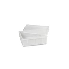 Stabelkasse hvid 13 ltr 43x32,5x13 cm - Uden låg