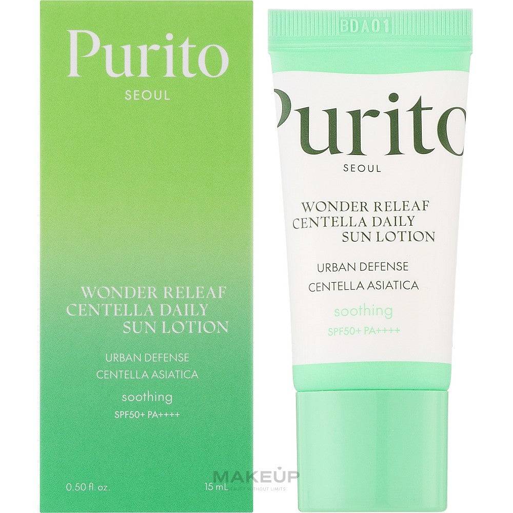 Wonder Releaf Centella Daily Sun Lotion SPF 50+ - 15 ml