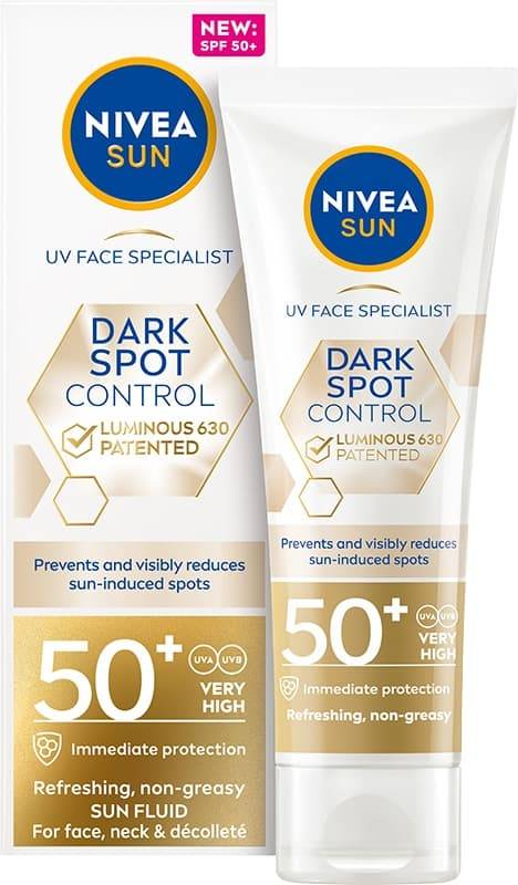 Nivea Sun Luminous630 creme SPF50+ 40 ml misfarvningsbeskyttelse og pleje