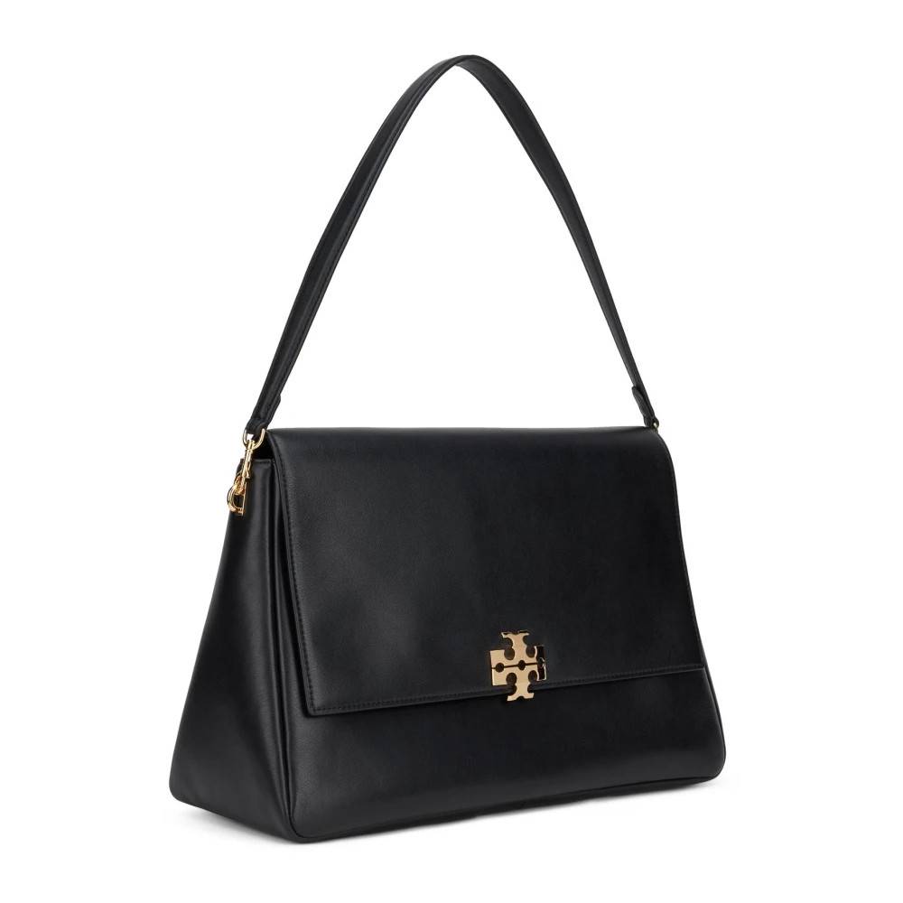 Tory Burch Kira Chevron Skuldertaske - Tasker - Dame - Sort - ONE SIZE - Uld
