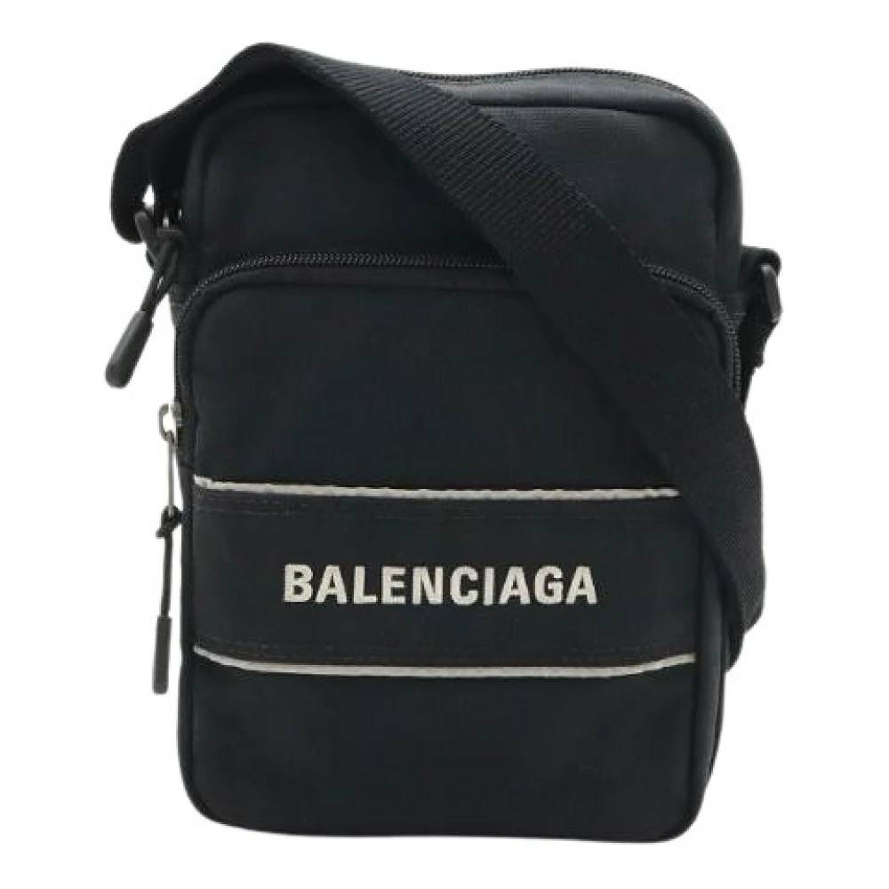 Balenciaga Vintage - Pre-owned Nylon Canvas Messenger Bag Vintage - Dam - ONE Size - Nylon