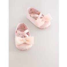 Next Pink Baby Bow Occassion Shoes (0-18mths)