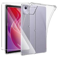 Lenovo Tab M11 Cover med 2 stk skærmbeskytter - Gennemsigtig