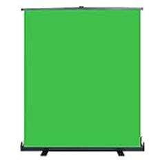 HAKUTATZ® Chromakey greenscreen med auto-lock-ram skrynkelbeständigt tyg fast aluminiumfot bakgrund för YouTube (1,5 x 2 m)